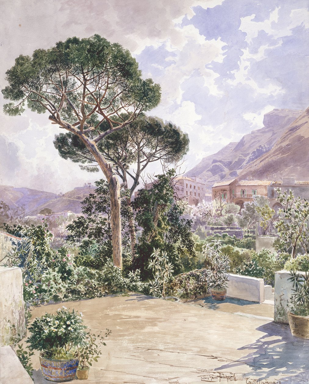 Castellamare door Ludwig Hans Fischer