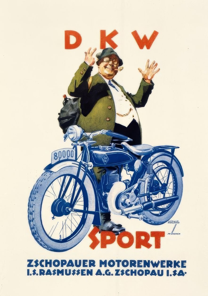 DKW SPORT door Ludwig Hohlwein