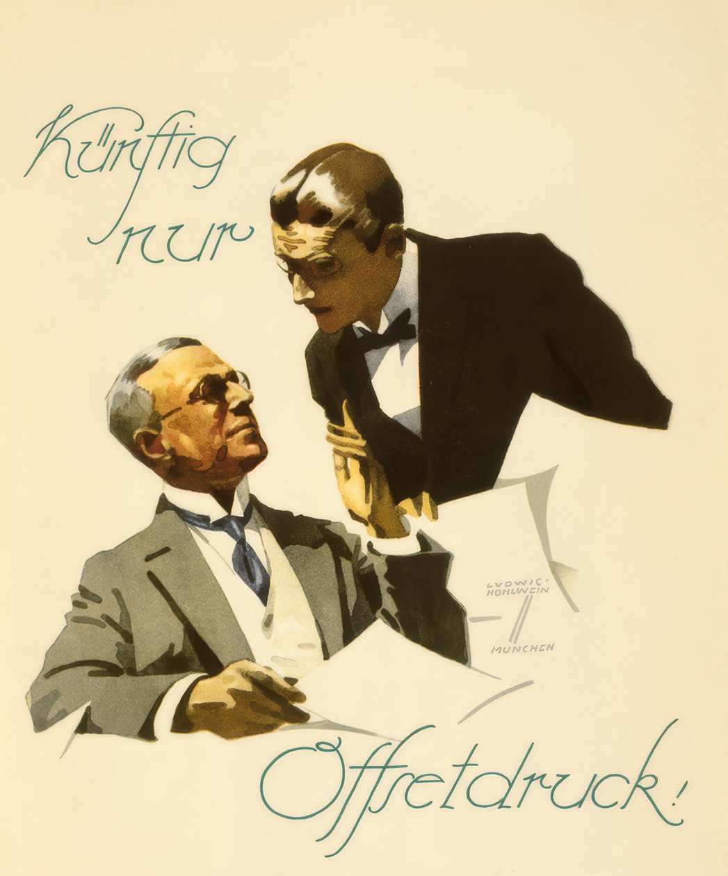 Voortaan alleen offsetdruk! door Ludwig Hohlwein