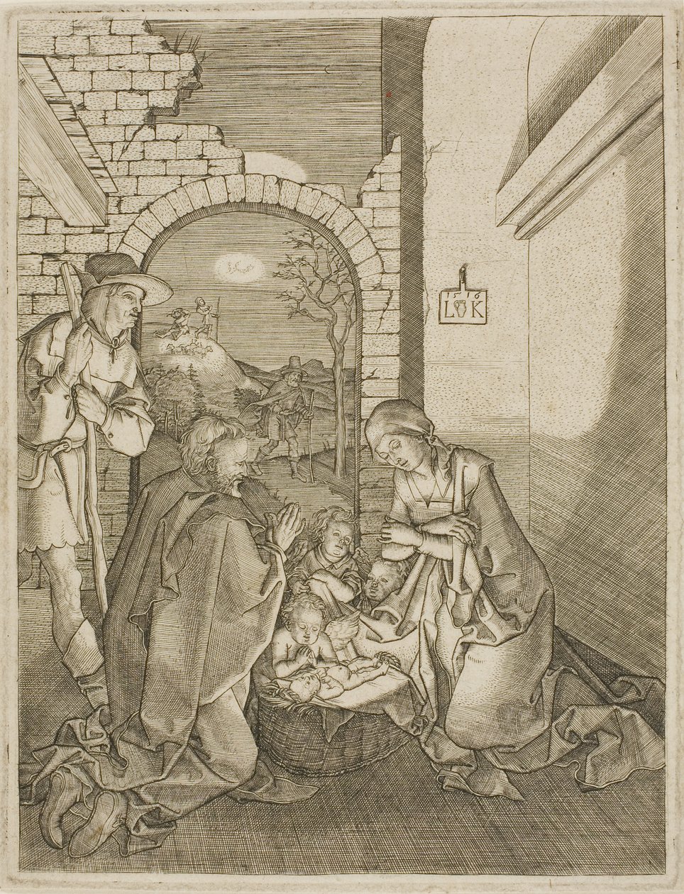 Geboorte door Ludwig Krug