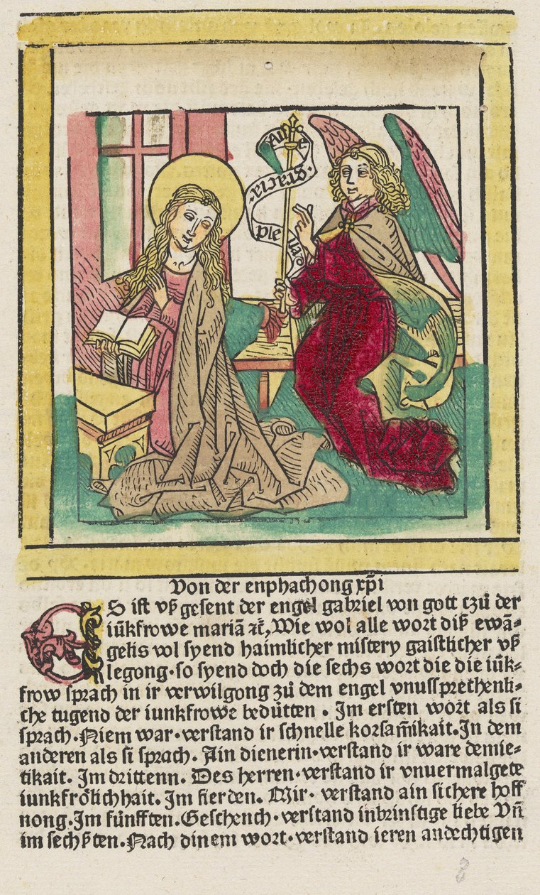 Gaistliche usslegong des lebes Jhesu Cristi door Ludwig Schongauer, German 15th Century, Ludolph of Saxony