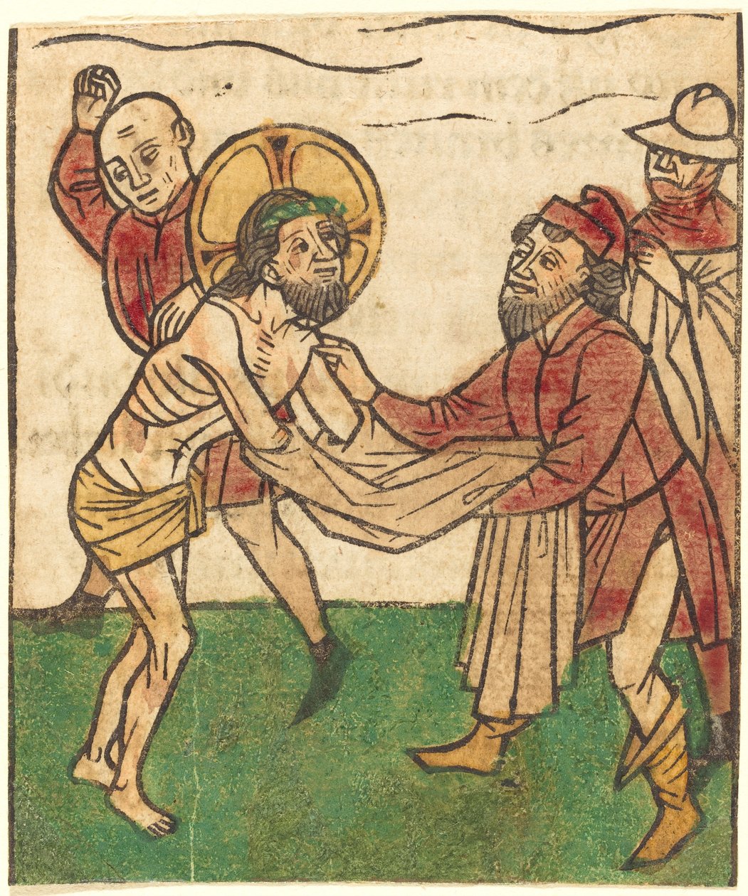 Christus Ontkleed van Zijn Kleding door Ludwig of Ulm