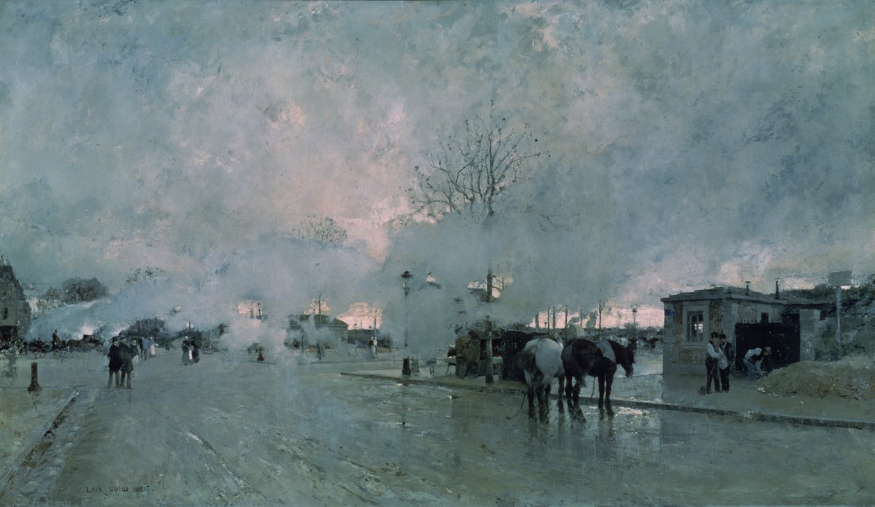 Het Huis bij de Spoorweg door Luigi Loir