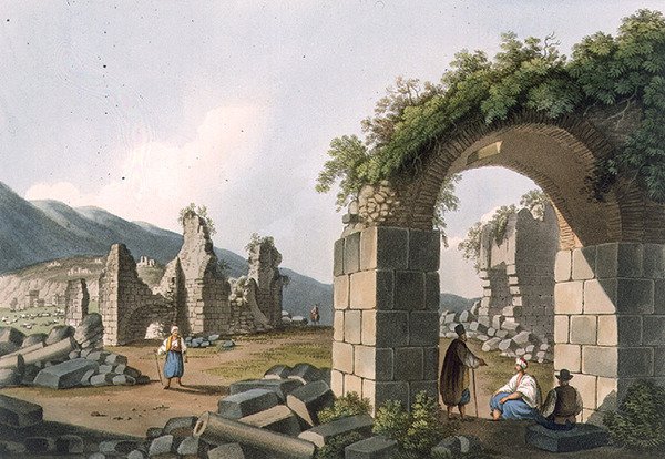 Ruïnes van de baden in Efeze, plaat 43 uit 