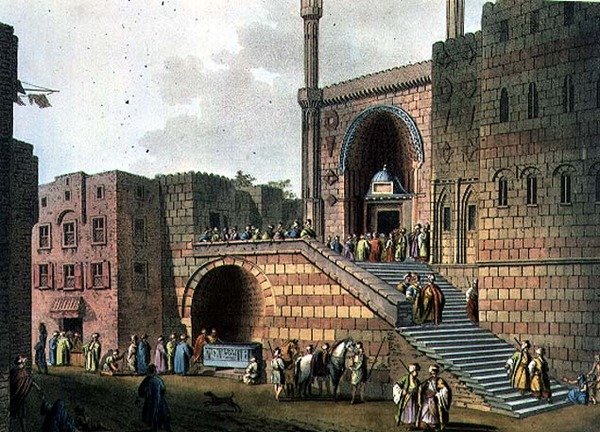 De Fontein van de Geliefden met de Aangrenzende Moskee, plaat 29 uit 