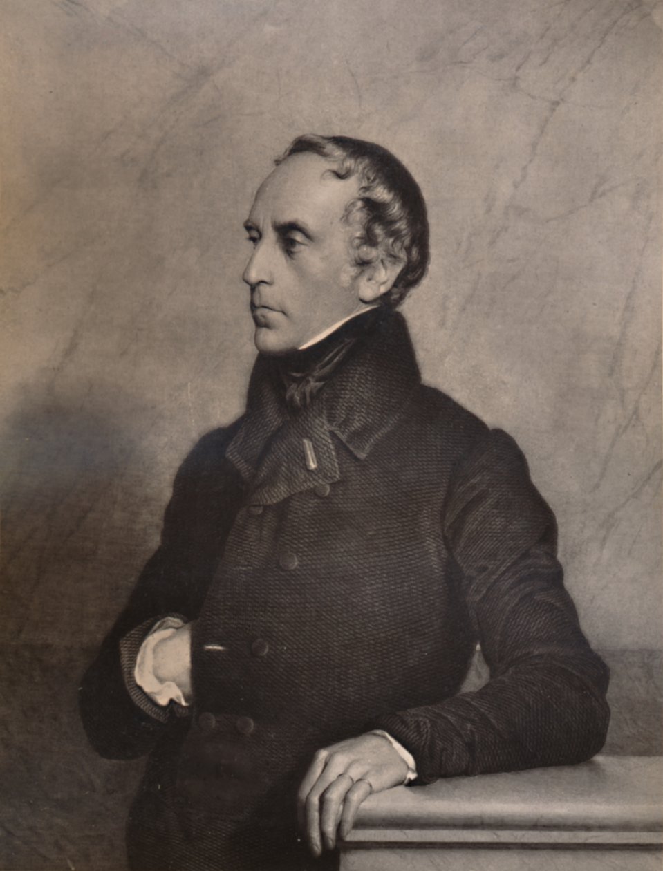François Pierre Guillaume Guizot, Franse politicus en historicus, 19e eeuw 1894 door Luigi Calamatta