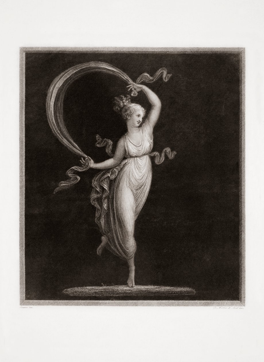 Dansen. Gegraveerd door Luigi Cunego. Ontwerp door Antonio Canova door Luigi Cunego