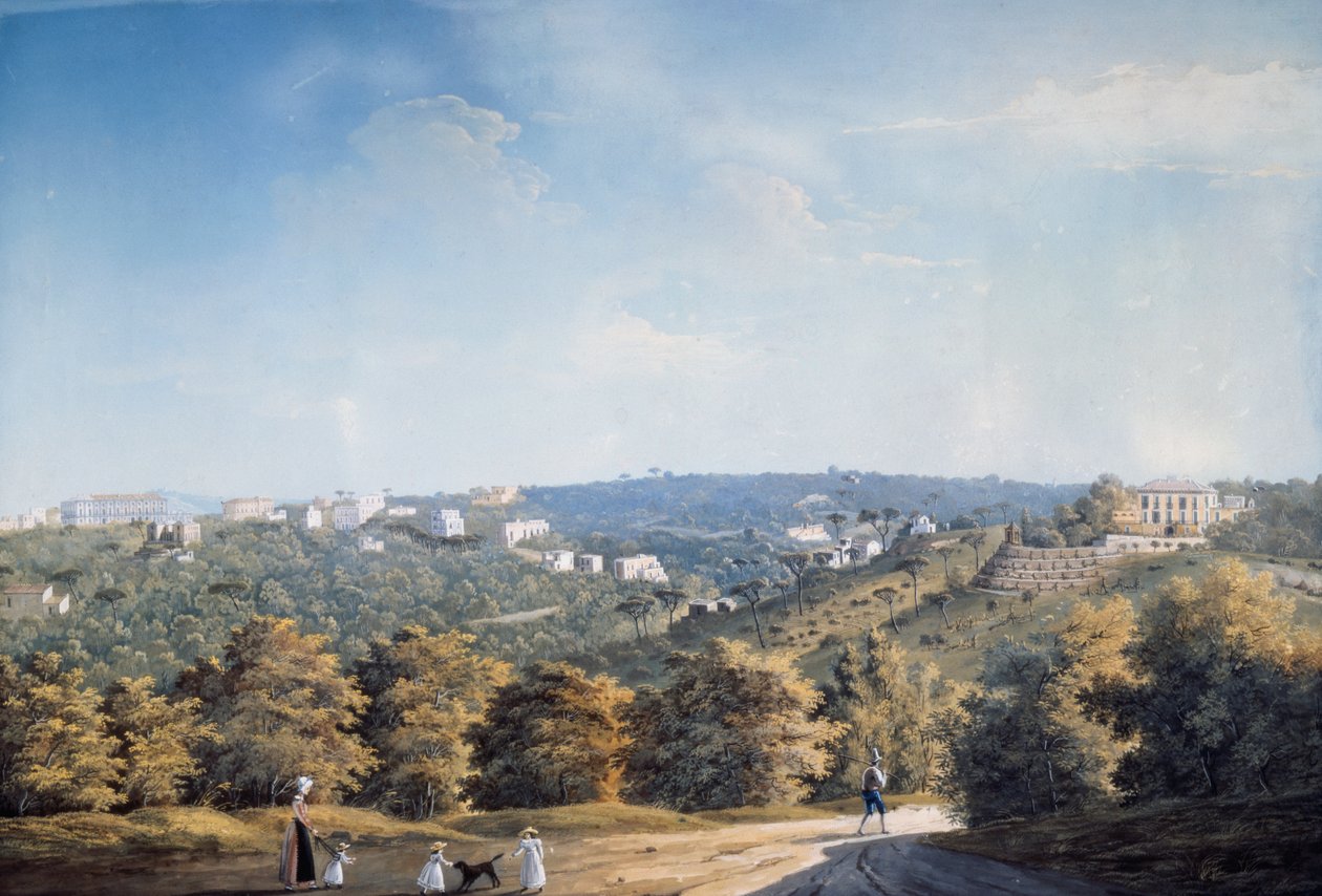 Capodimonte heuvel en villa