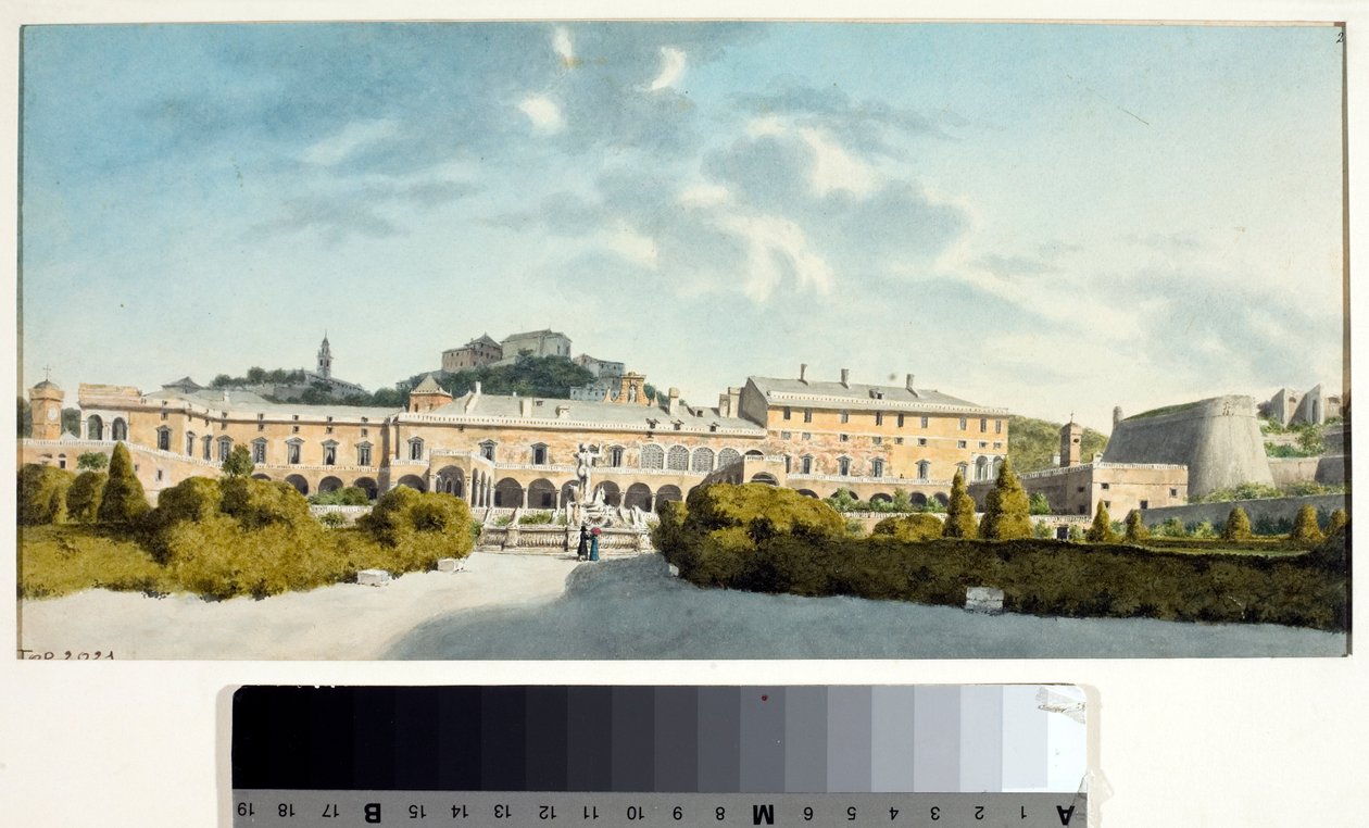 Het Doria paleis in Fassolo, Italië door Luigi Garibbo
