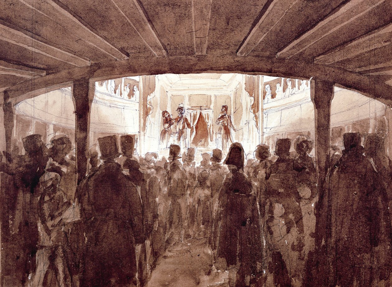 Het interieur van het Teatro Sant