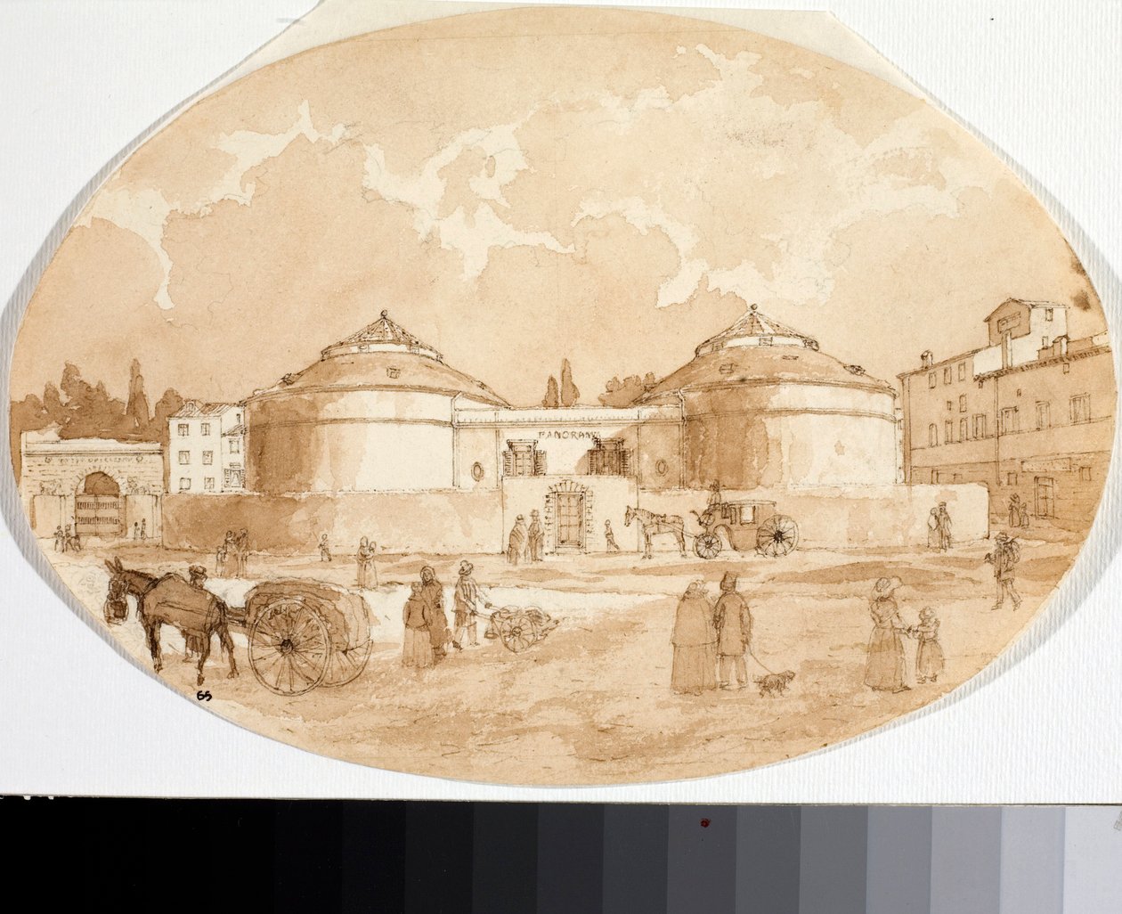 Uitzicht op het Porta al Prato plein in Florence door Luigi Garibbo
