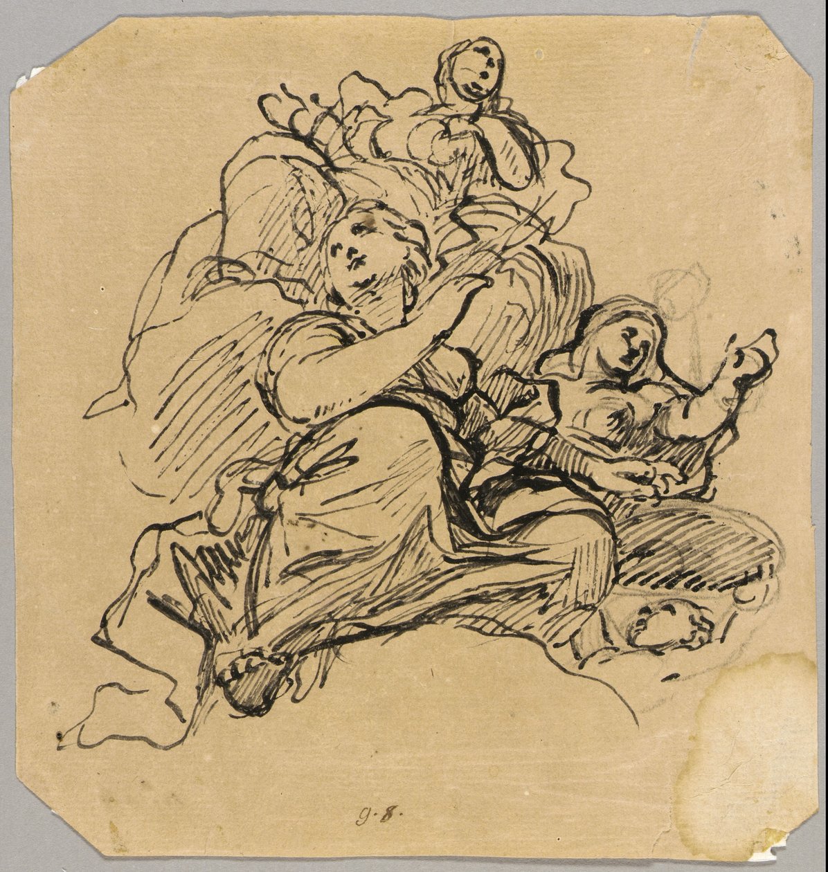 Tekening door Luigi Garzi