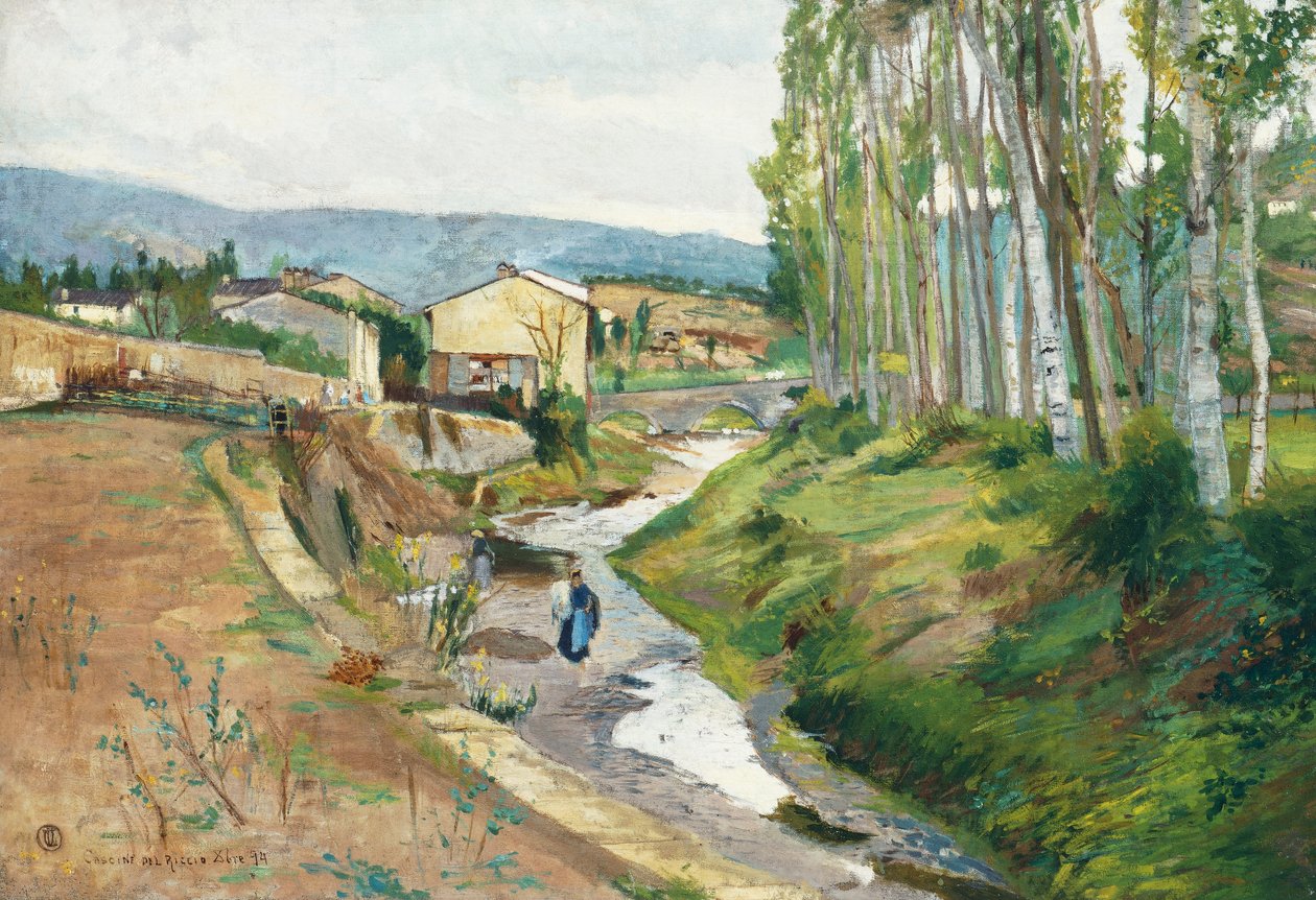 De Riccio boerderijen in Florence door Luigi Levi
