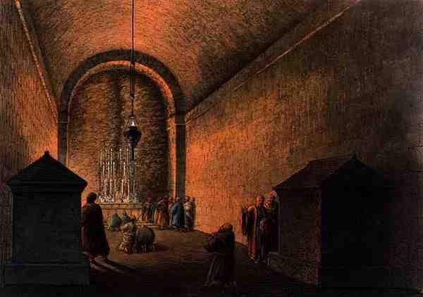 Kapel van de Berg Calvarie, in Jeruzalem, uit 