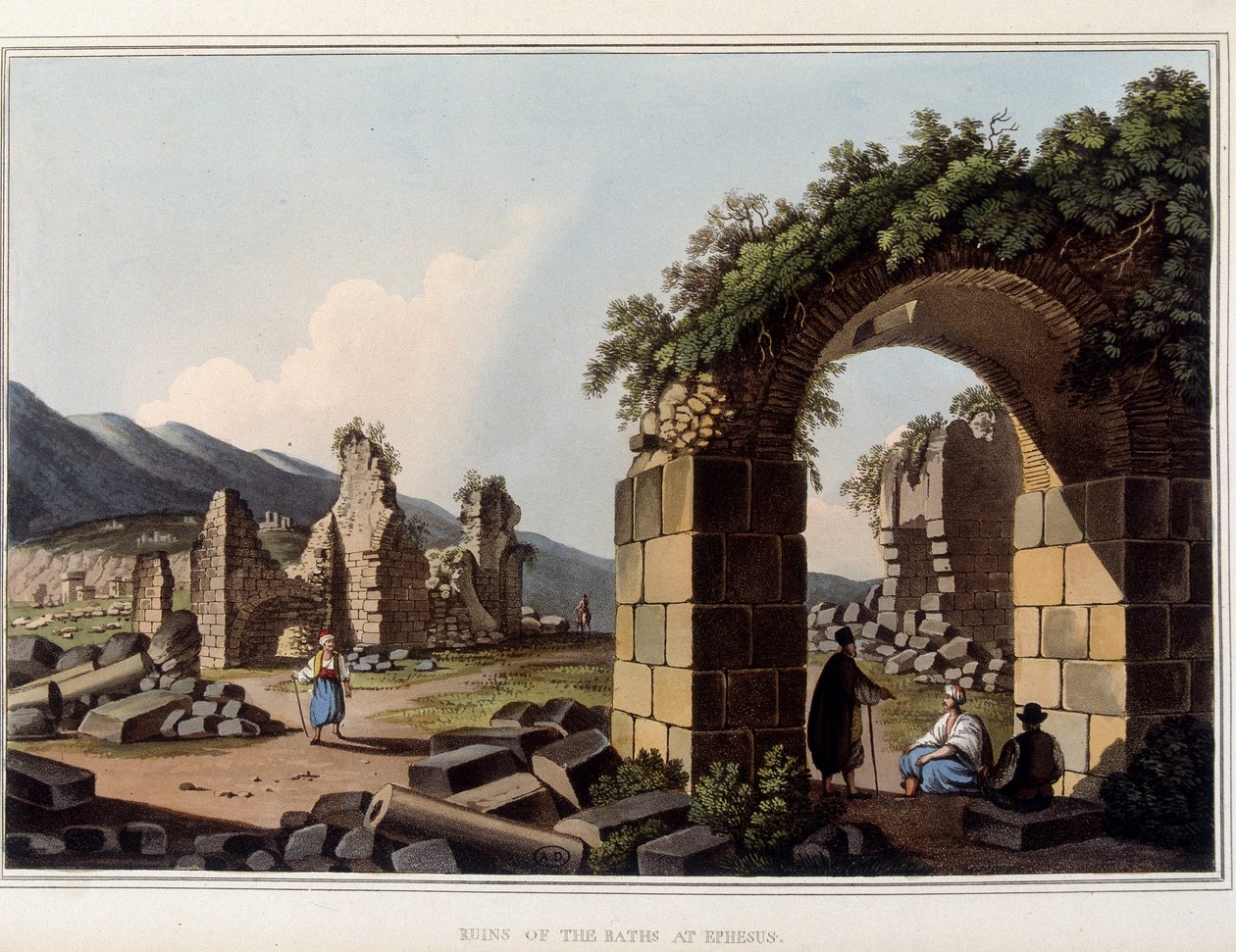 In "Views in the Ottoman Dominions, in Europe, in Asia, and some of the Mediterranean islands from the original drawings taken by Luigi Mayer, London" door Luigi Mayer