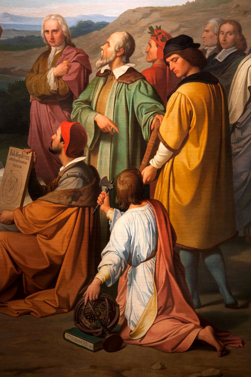 De triomf van de Waarheid (detail) door Luigi Mussini