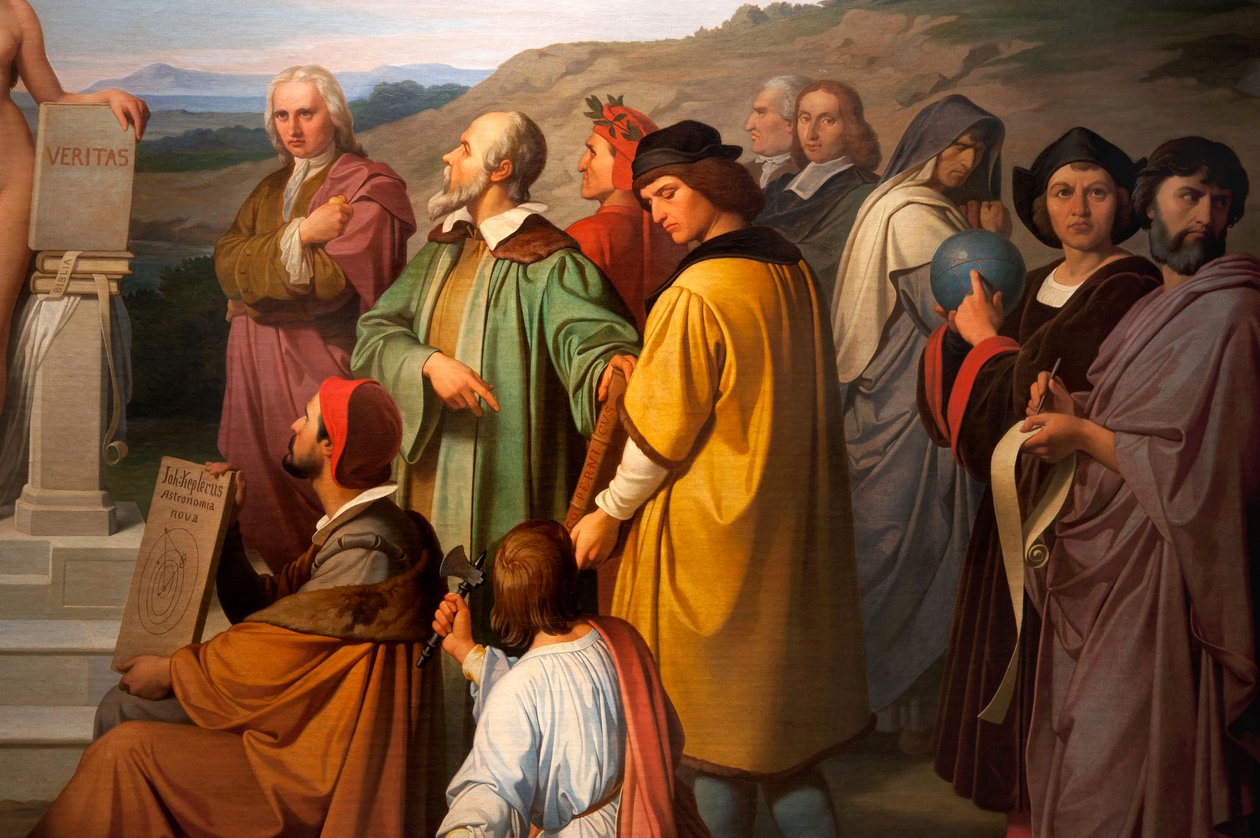 De triomf van de Waarheid (detail) door Luigi Mussini