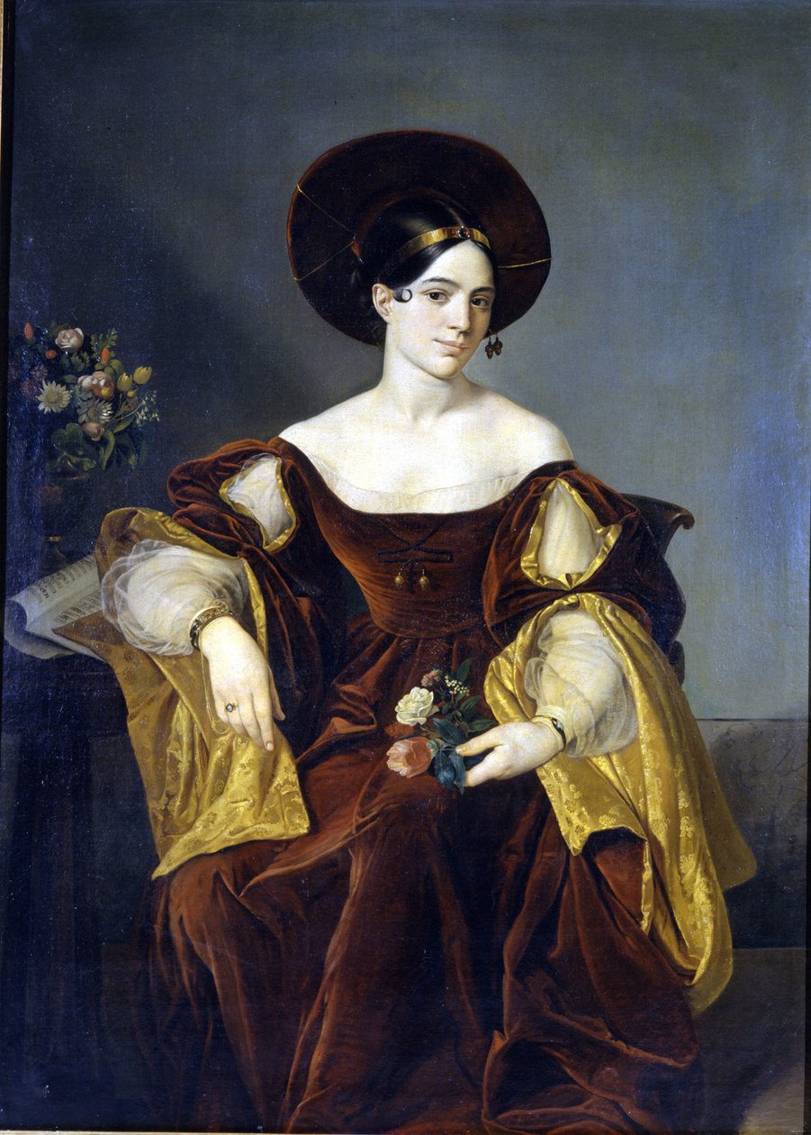 Maria de la Felicidad Malibran (1808-1836) door Luigi Pedrazzi
