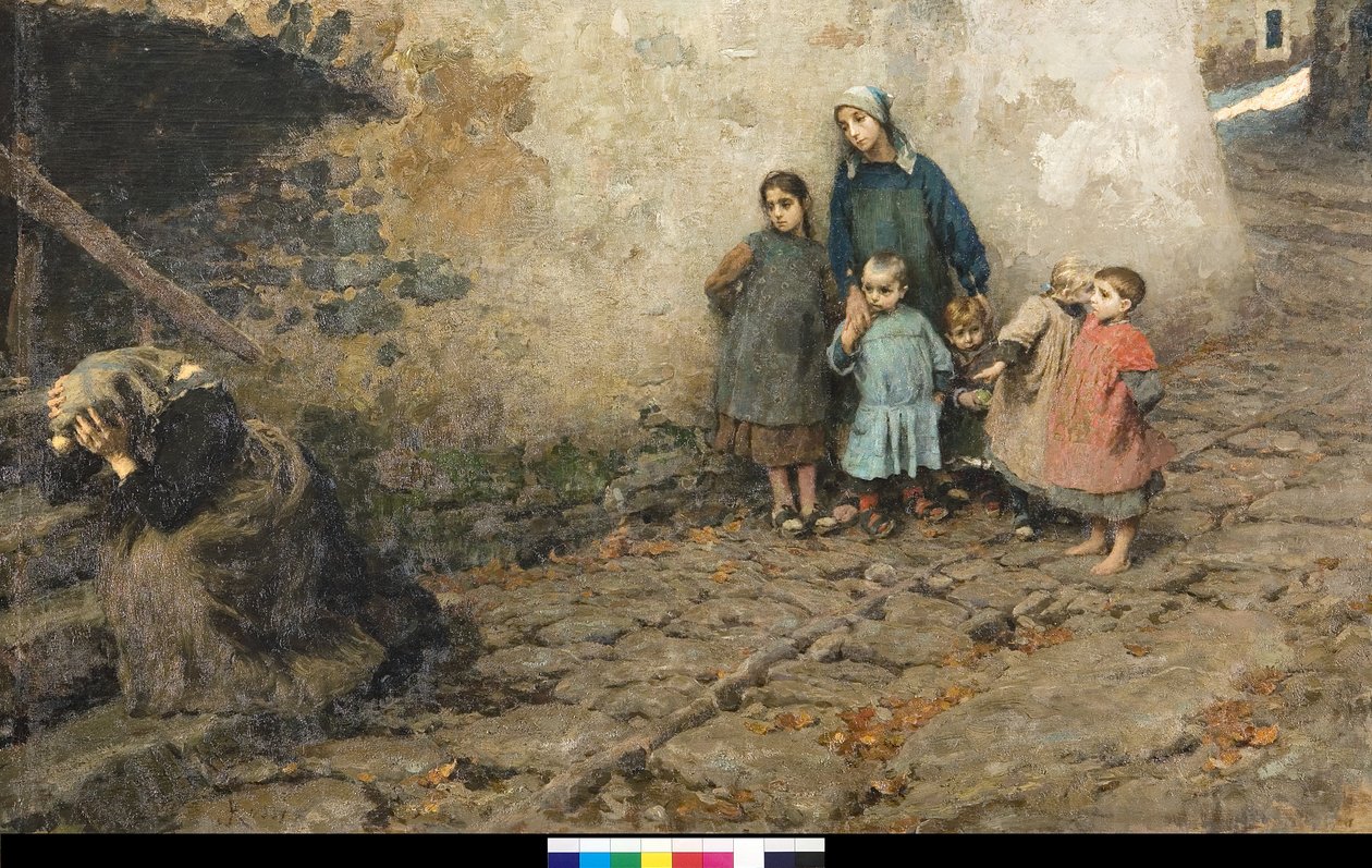 De school van verdriet, 1895 door Luigi Rossi