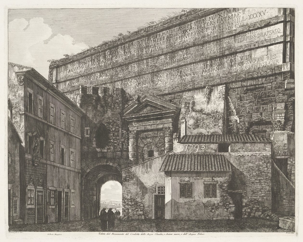 Porta Maggiore te Rome door Luigi Rossini