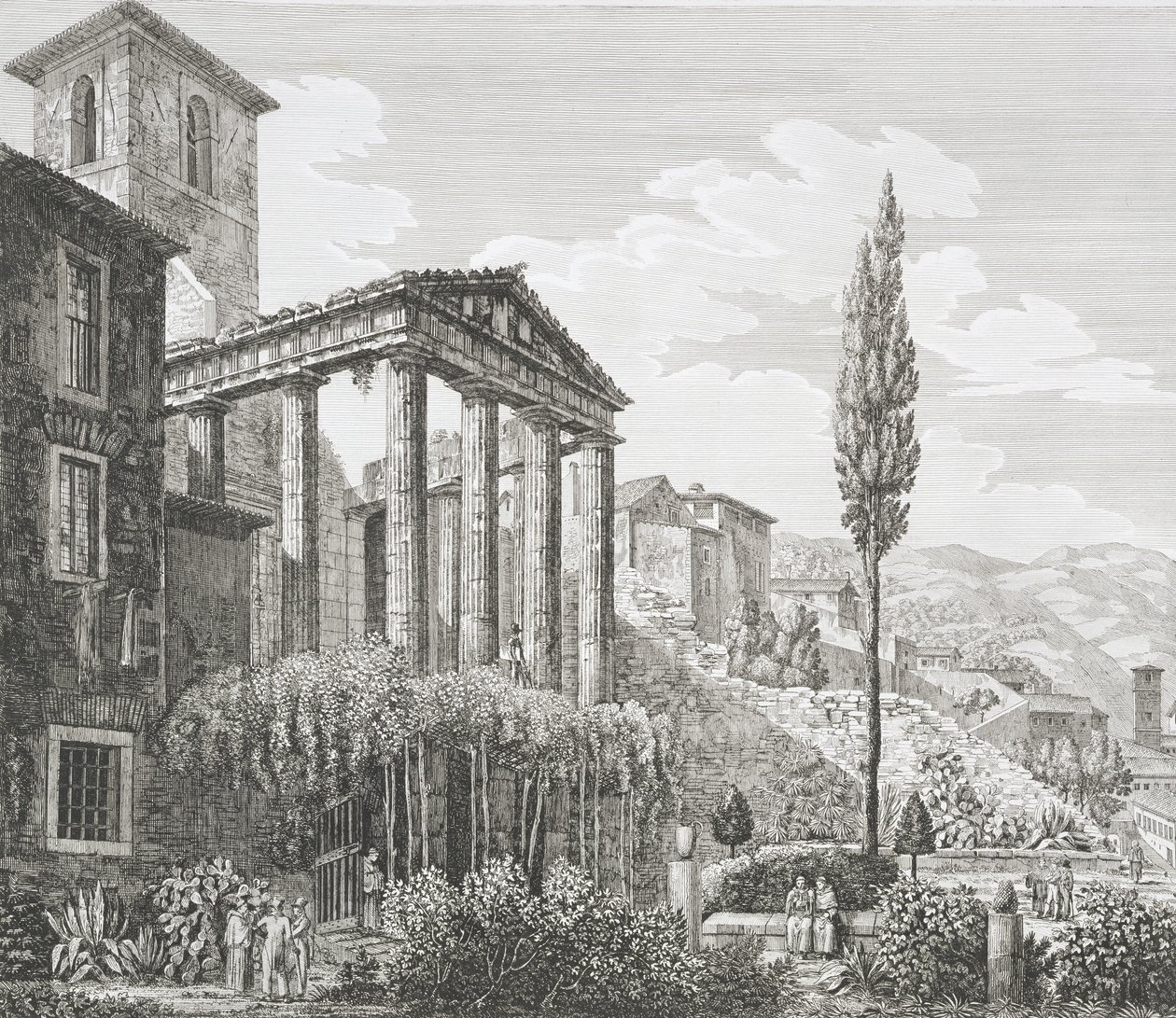 Tempel van Hercules bij Cora, uit 