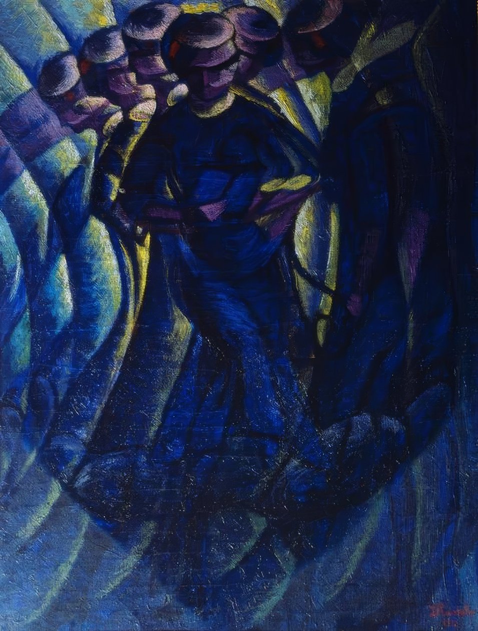 L. Russolo, Bewegingen van een vrouw door Luigi Russolo