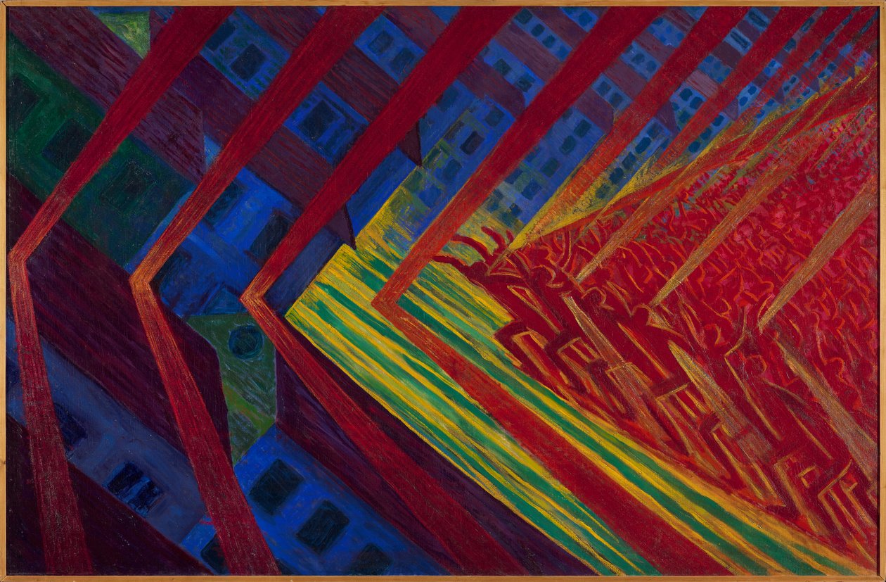 De Opstand door Luigi Russolo