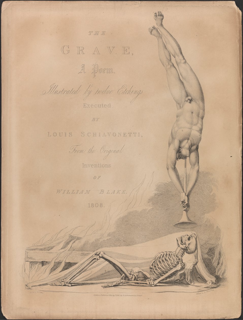 Robert Blair, Het Graf, Titelpagina door Luigi Schiavonetti