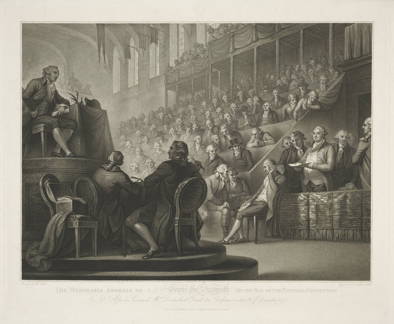 Toespraak van Lodewijk XVI door Luigi Schiavonetti