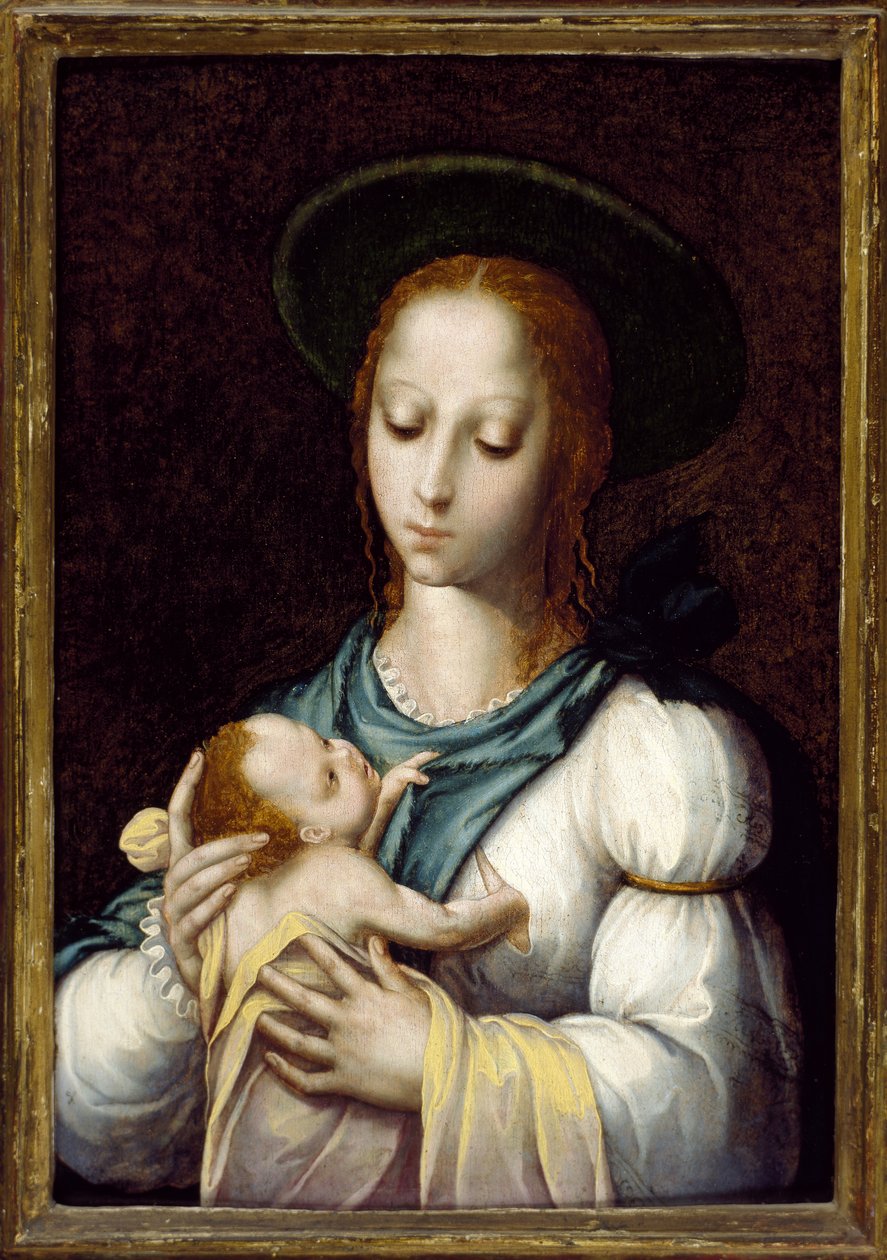 De Maagd en het Kind, c. 1567 door Luis de Morales