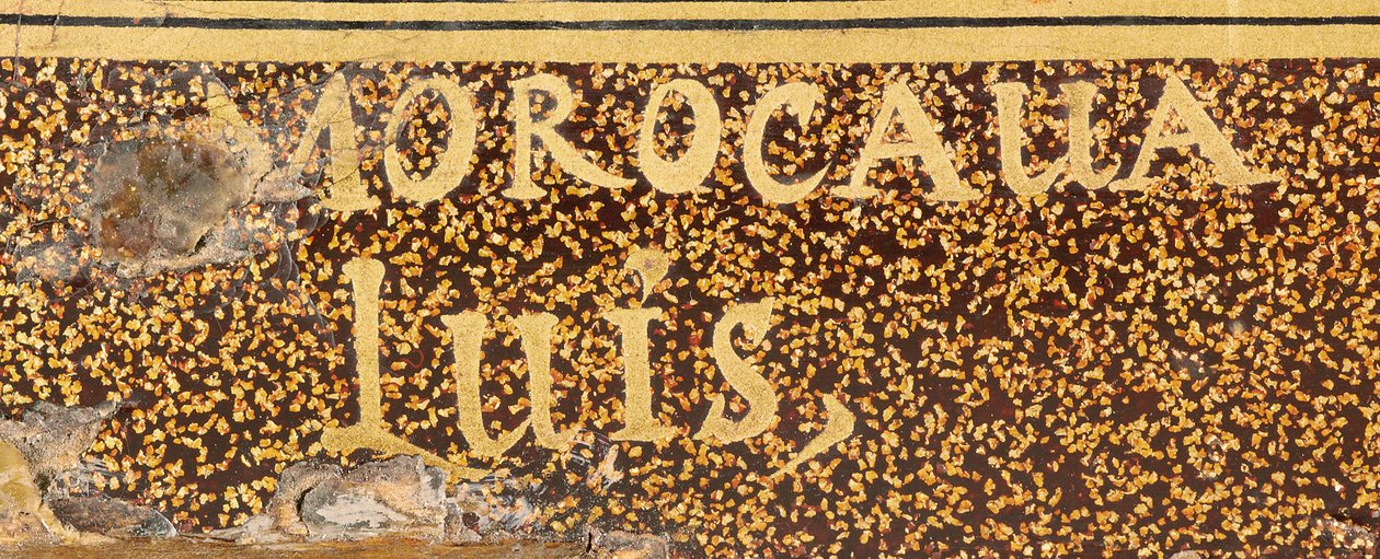 Detail van een koepelvormige exportkist, Edo-periode, midden 17e eeuw (lak, goud en parelmoer) door Luis Morocaua or Murakawa