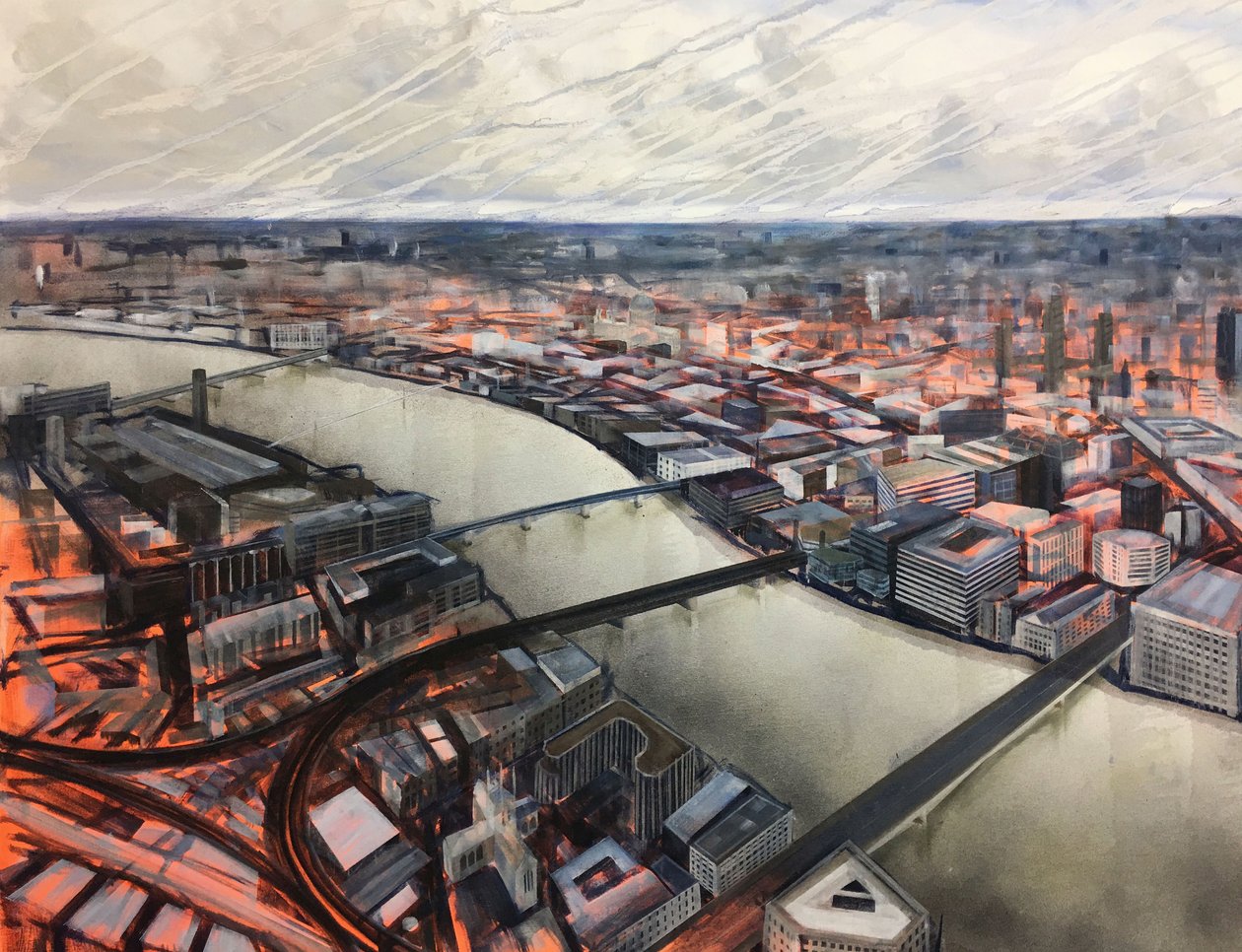 Tot het hoogste punt door Luke M Walker