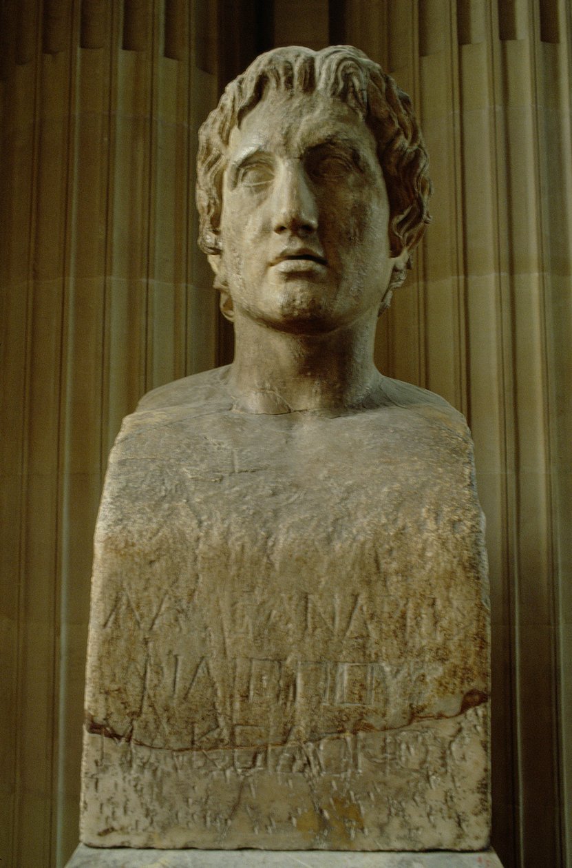 Alexander de Grote (356-323 v.Chr.) door Lysippos (attributed to)