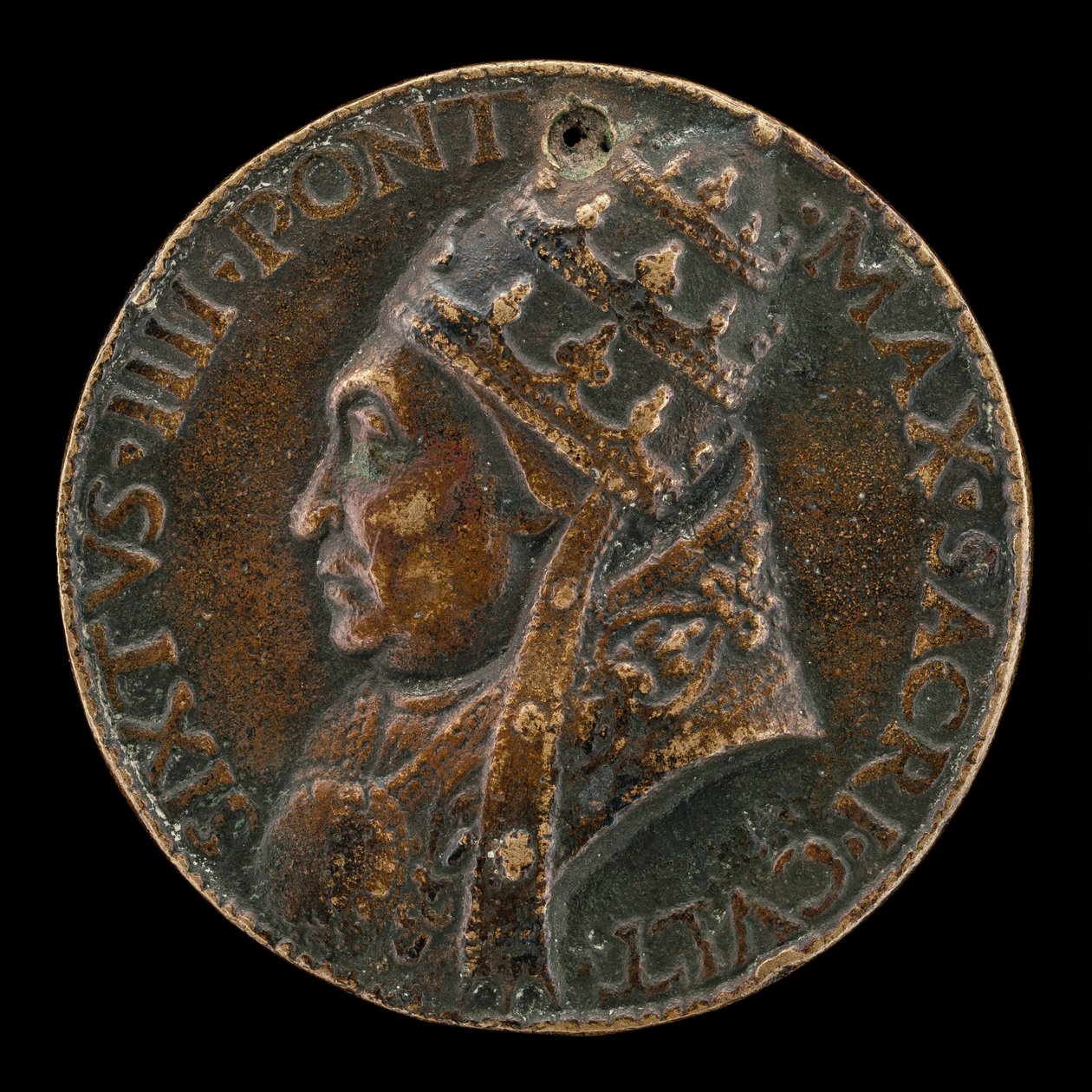 Sixtus IV Francesco della Rovere, 1414-1484, Paus 1471 [voorzijde] door Lysippus Junior