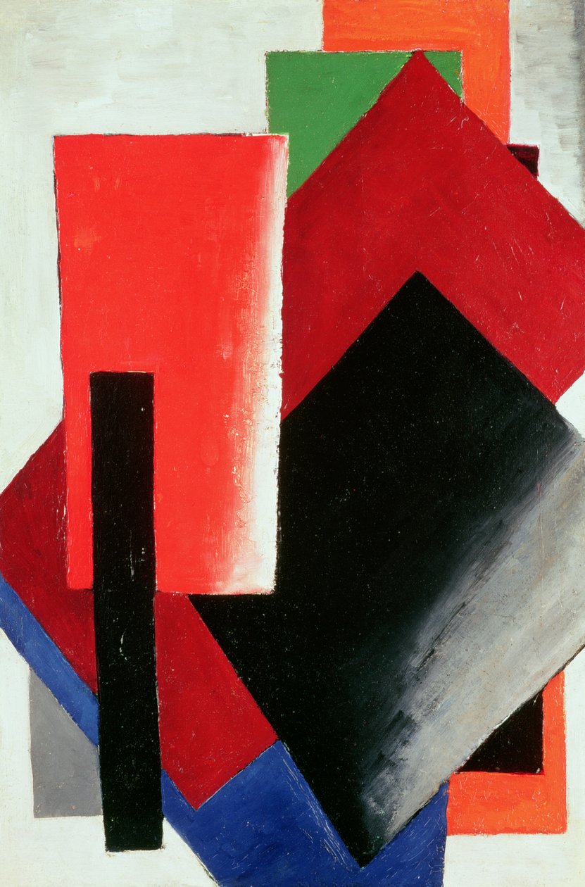 Architectonische compositie, 1918 door Lyubov Sergeevna Popova