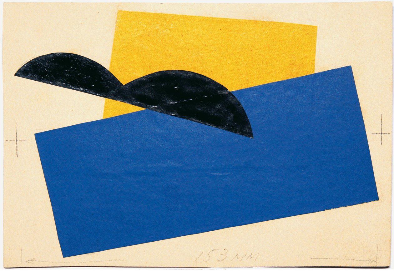 Borduurontwerp voor Verbovka Village Folk Centre, 1917 door Lyubov Sergeevna Popova