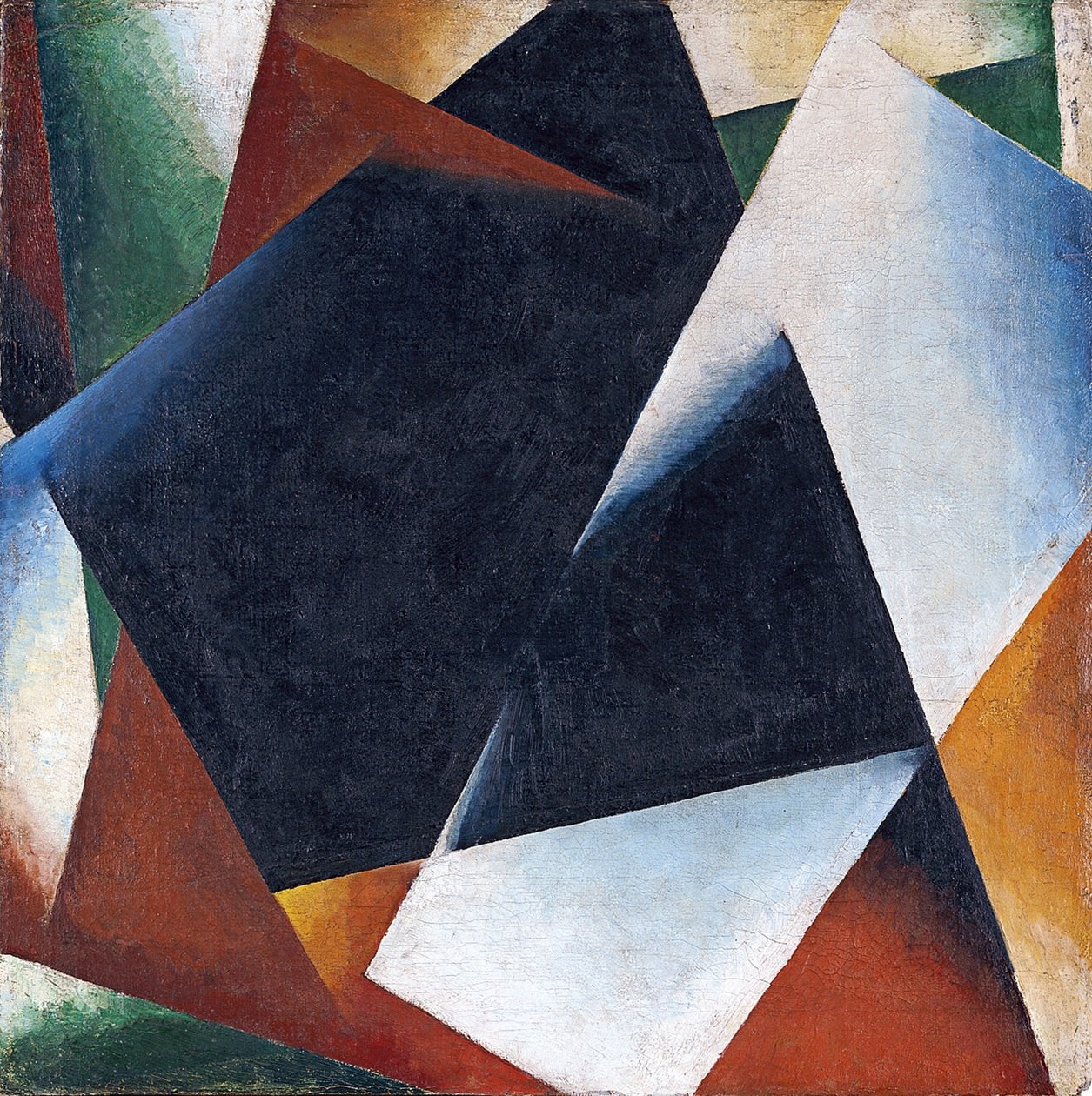 Schilderachtige architectoniek, 1918 door Lyubov Sergeevna Popova
