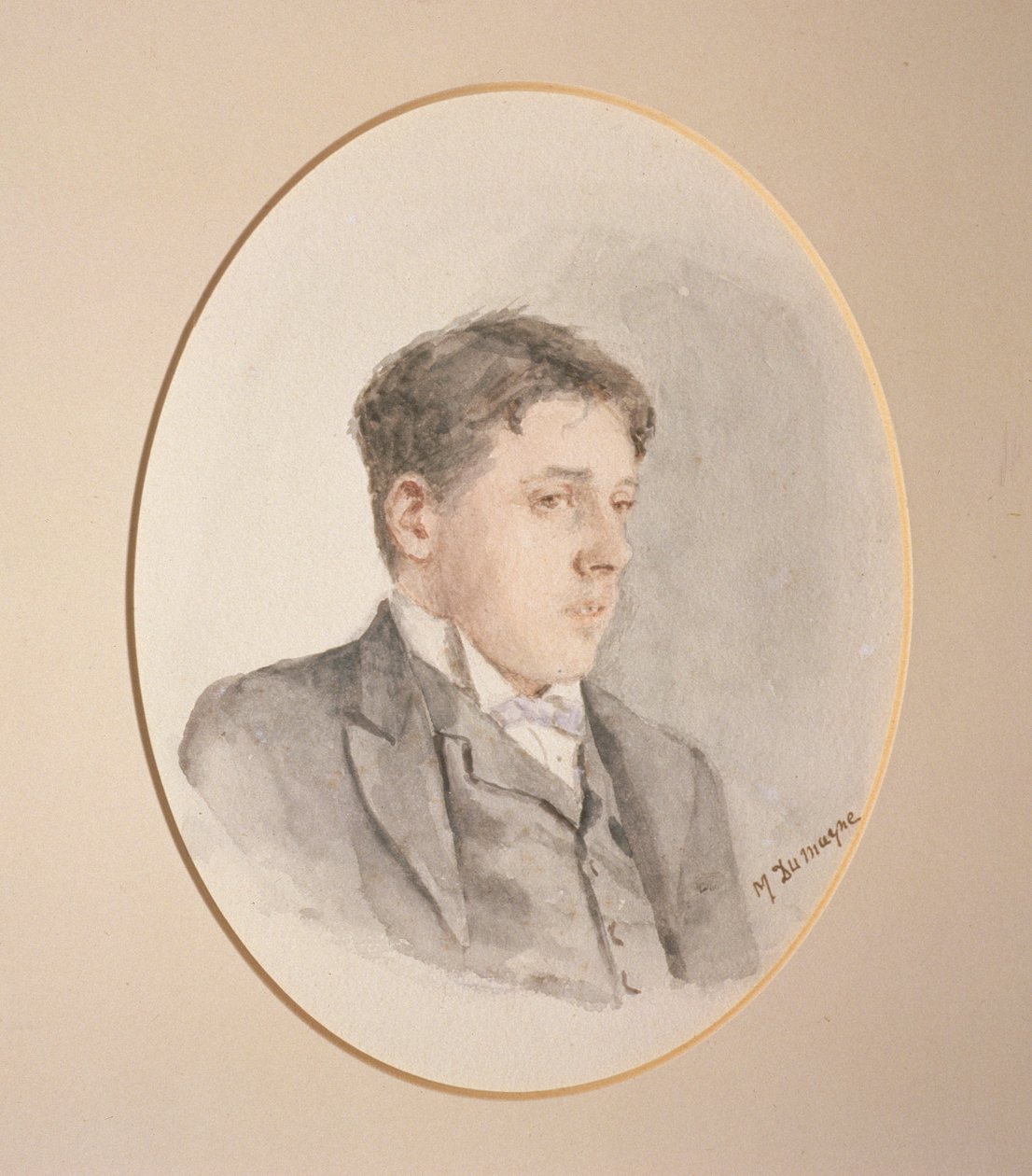 Portret van Arnold Bennett (1867-1931) door M. Dumayne