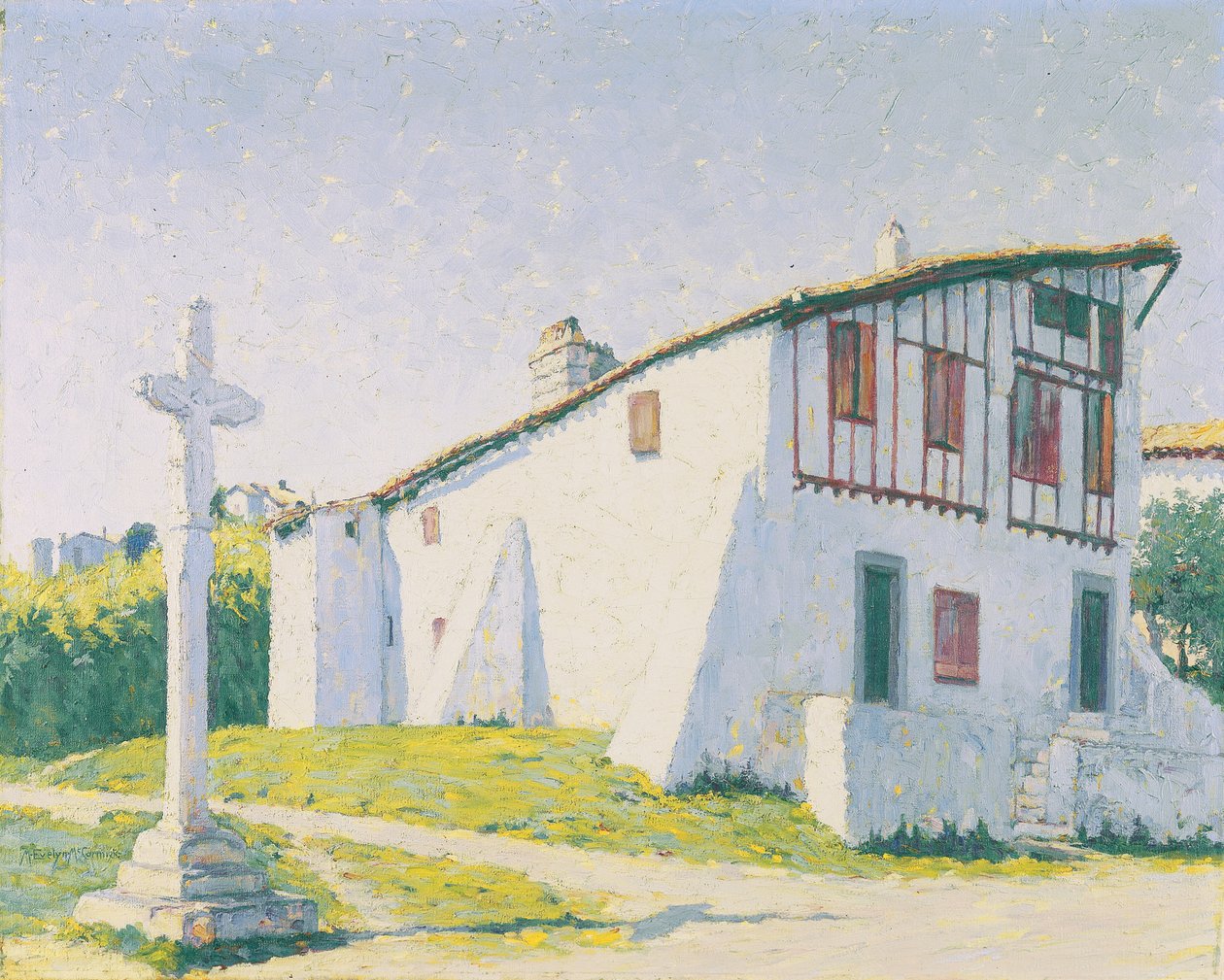 Bisque House, St. Jean de Luz, Frankrijk door M. Evelyn McCormick