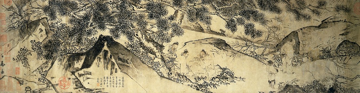 Handrol - De vier wijzen van Shangshan door Ma Yüan