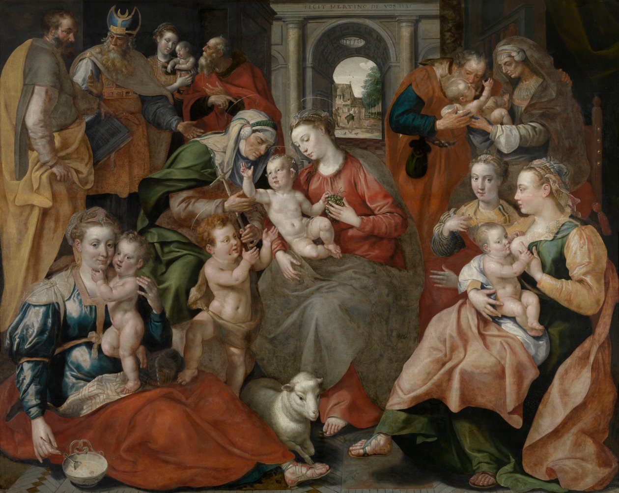 De Familie van St. Anne door Maarten de Vos