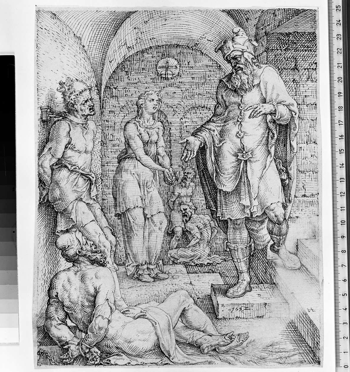 De bevrijding van de gevangenen door Maarten van Heemskerck