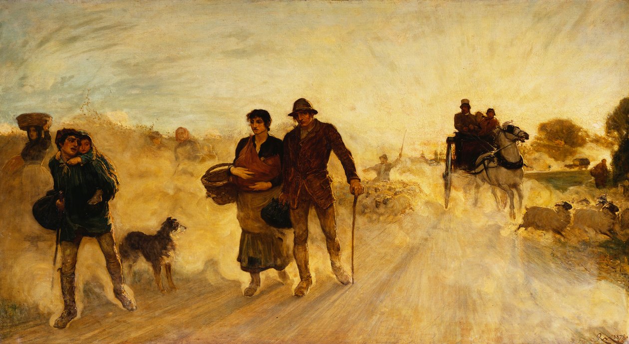 Komend van de markt van St. Ives door Robert Walker Macbeth