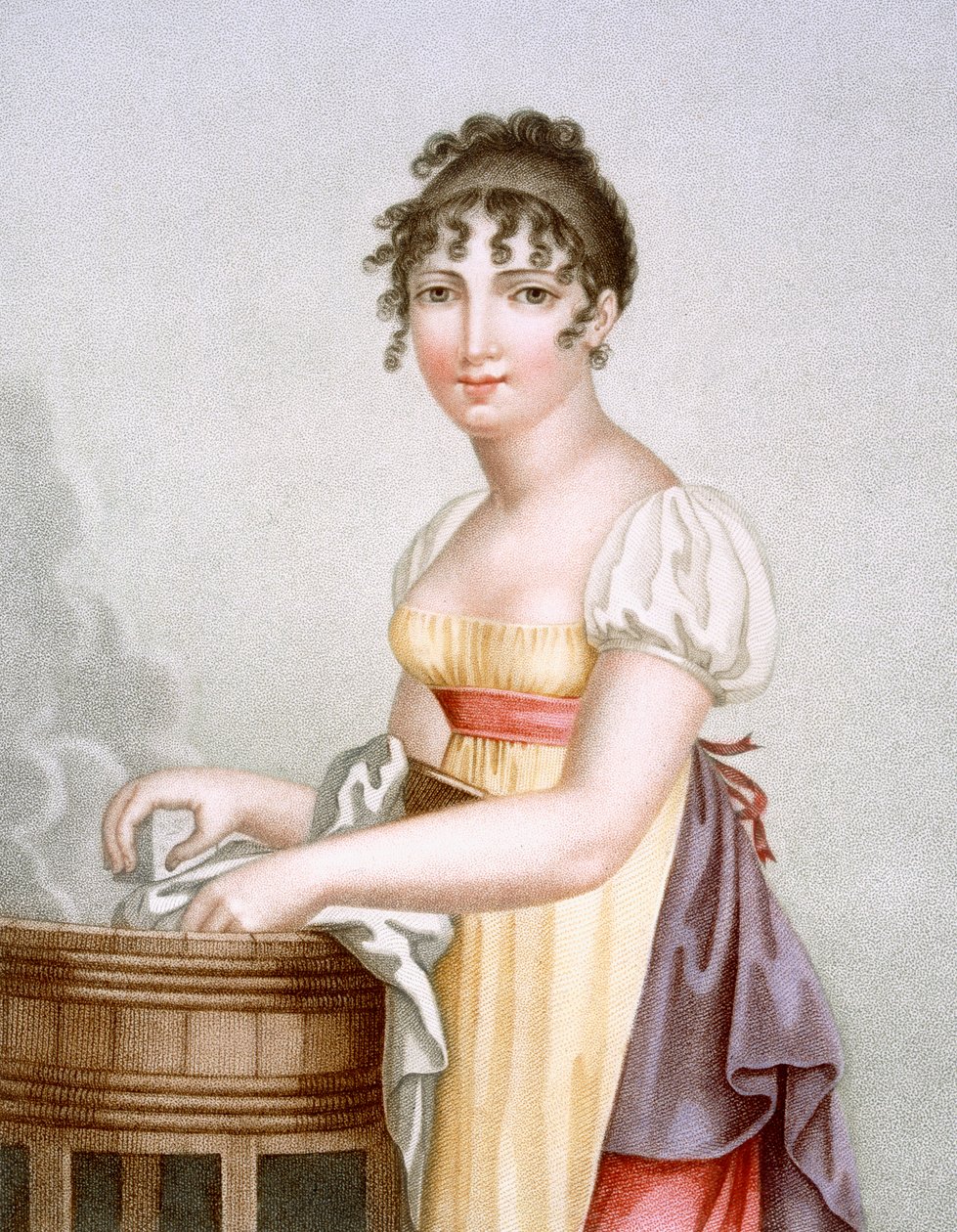 De Wasvrouw, gegraveerd door Augrand, c.1816 door Madame G. Busset Dubruste