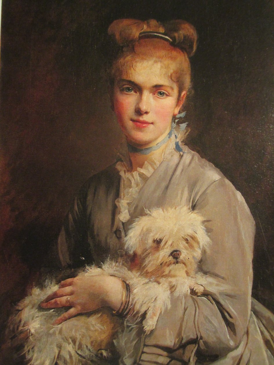 Portret van Colette Dumas (1860-1907) door Madeleine Lemaire