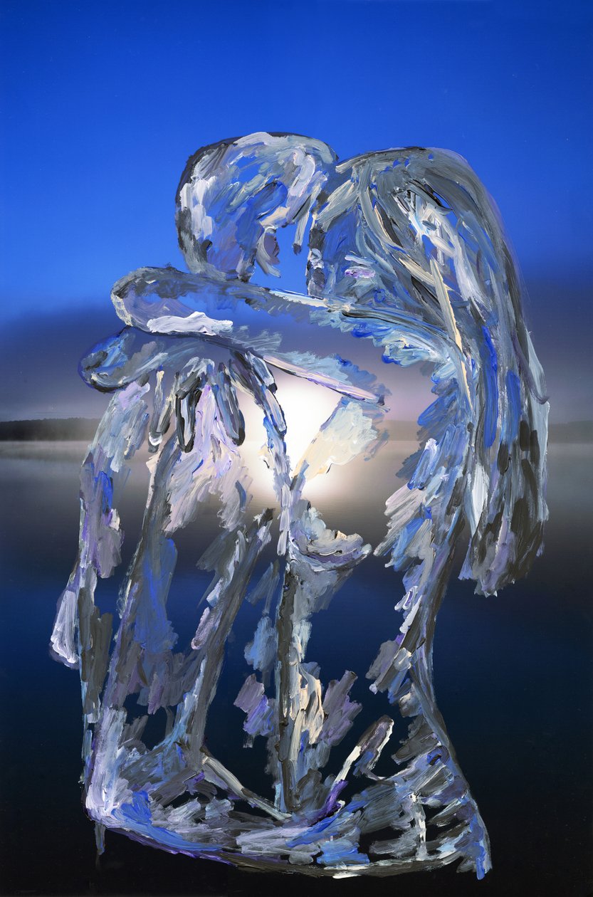 Blauwe geliefden door Madeleine Gross