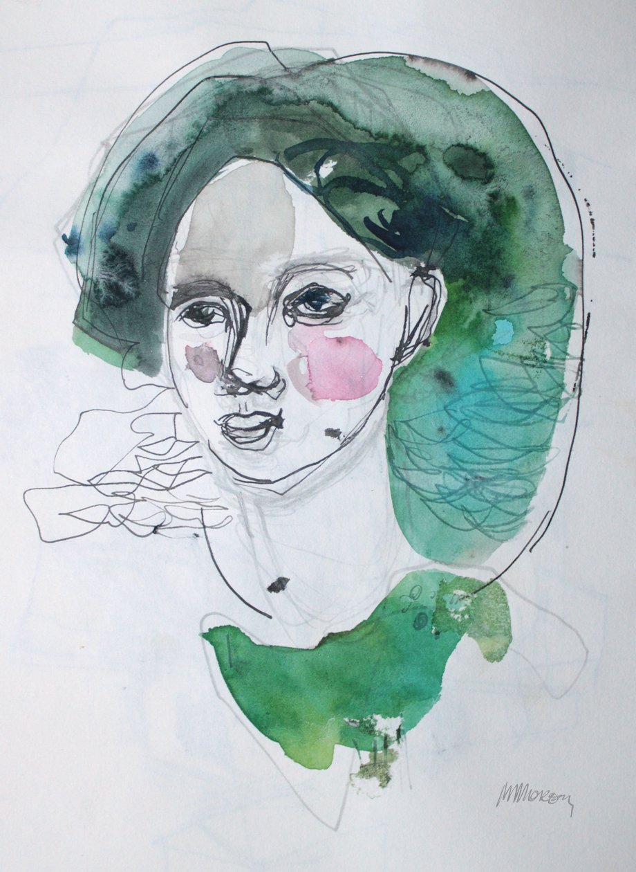 Schetsboek 42, 2025 (aquarelverf, inkt, potlood op papier) door Madgalena Morey