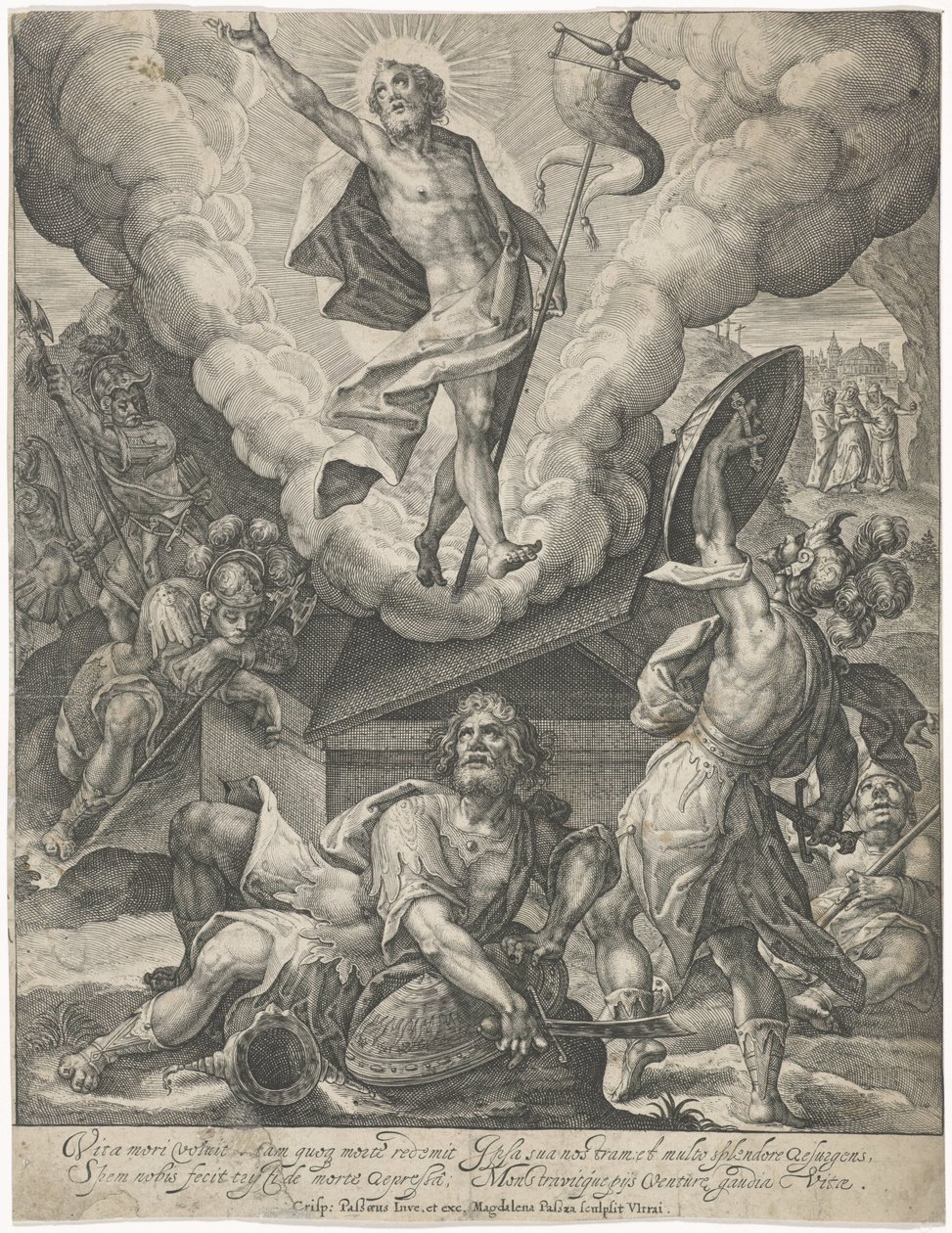 Opstanding van Christus door Magdalena van de Passe
