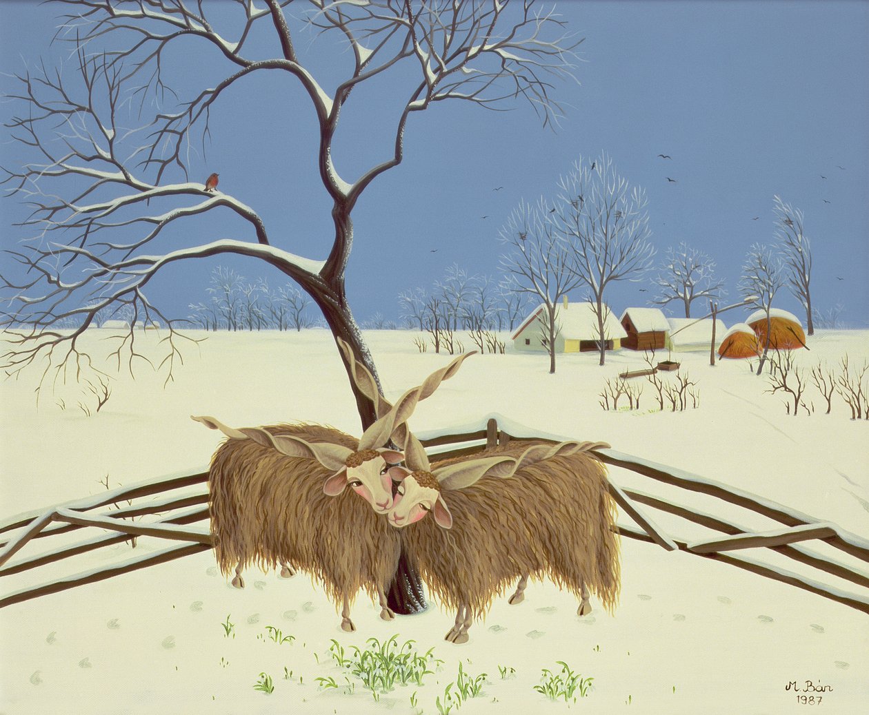 Lente in de winter, 1987 door Magdolna Ban