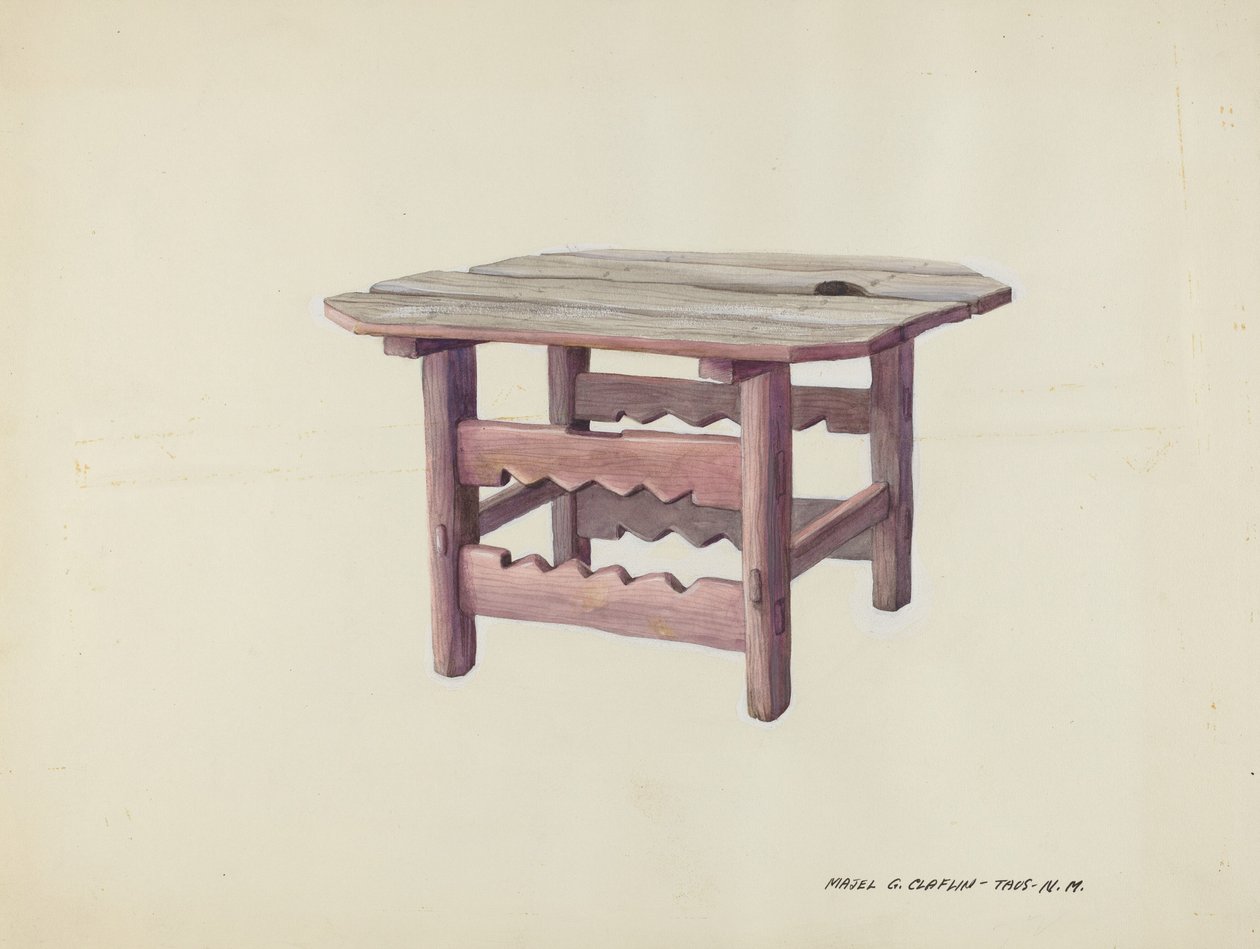Klein Tafeltje door Majel G. Claflin
